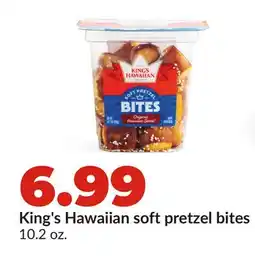 Hy-Vee King's Hawaiian soft pretzel bites offer