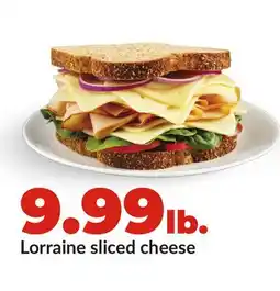 Hy-Vee Lorraine sliced cheese offer