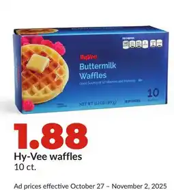 Hy-Vee Hy-Vee waffles offer