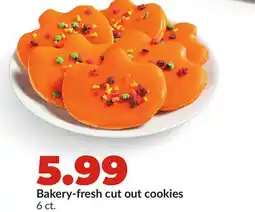 Hy-Vee Bakery fresh cut out cookies offer