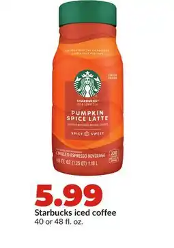 Hy-Vee Starbucks iced coffee offer