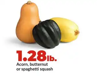 Hy-Vee Acorn, butternut or spaghetti squash offer