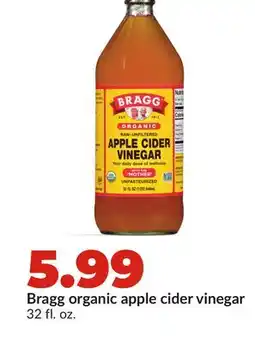 Hy-Vee Bragg organic apple cider vinegar offer