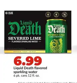 Hy-Vee Liquid Death flavored sparkling water offer