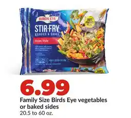 Hy-Vee Family Size Birds Eye vegetables or baked sides offer