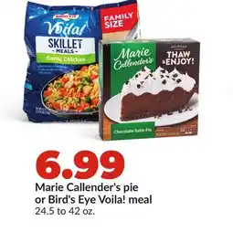 Hy-Vee Marie Callender's pie or Bird's Eye Voila! meal offer