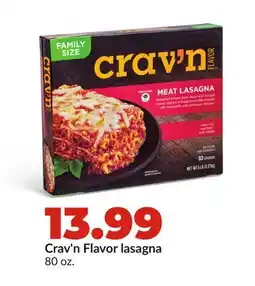Hy-Vee Crav'n Flavor lasagna offer