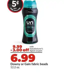 Hy-Vee Downy or Gain fabric beads offer