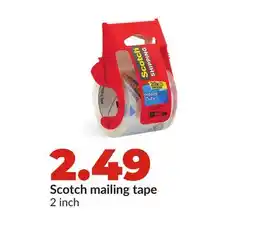Hy-Vee Scotch mailing tape offer