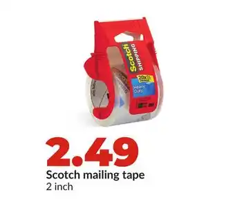 Hy-Vee Scotch mailing tape offer