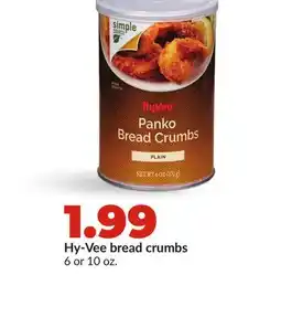 Hy-Vee Hy-Vee bread crumbs offer