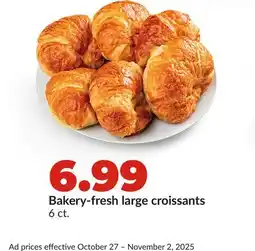Hy-Vee Bakery fresh large croissants offer