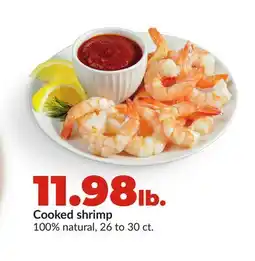 Hy-Vee Cooked shrimp offer