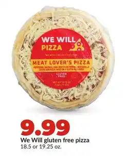 Hy-Vee We Will gluten free pizza offer