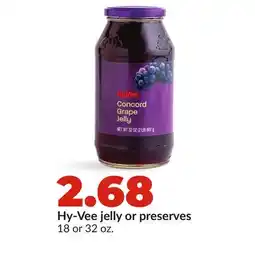 Hy-Vee Hy-Vee jelly or preserves offer