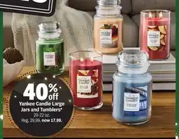Meijer Yankee Candle Large Jars and Tumblers offer