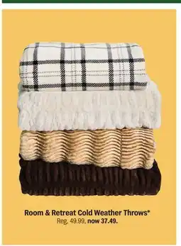 Meijer Room & Retreat Cold Weather Throws offer