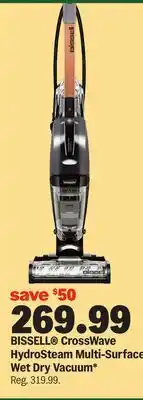 Meijer BISSELL CrossWave HydroSteam Multi-Surface Wet Dry Vacuum offer