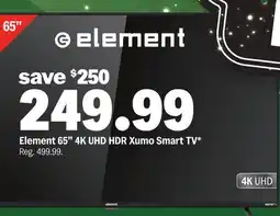 Meijer Element 65 4K UHD HDR Xumo Smart TV offer