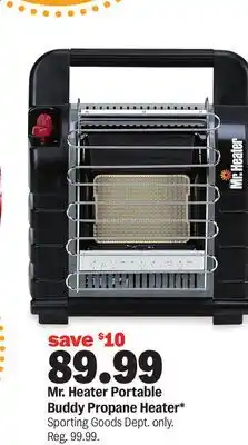 Meijer Mr. Heater Portable Buddy Propane Heater offer