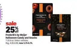 Meijer Frederik's by Meijer Halloween Candy and Snacks offer
