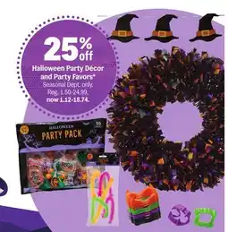 Meijer Halloween Party Décor and Party offer