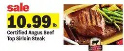 Meijer Certified Angus Beef Top Sirloin Steak offer