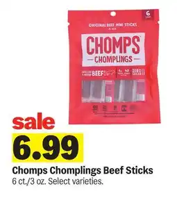 Meijer Chomps Chomplings Beef Sticks offer