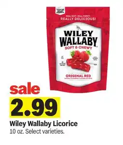 Meijer Wiley Wallaby Licorice offer