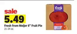 Meijer Fresh from Meijer 8 Fruit Pie offer