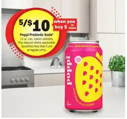 Meijer Poppi Prebiotic Soda offer