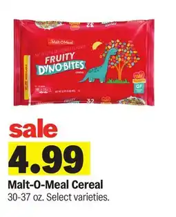 Meijer Malt-O-Meal Cereal offer
