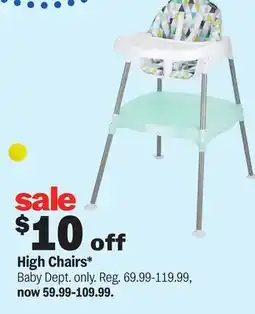 Meijer High Chairs offer