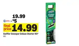 Meijer Swiffer Sweeper Deluxe Starter Kit offer