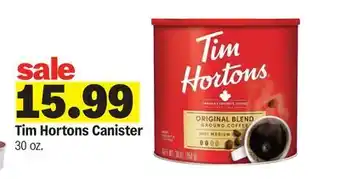 Meijer Tim Hortons Canister offer