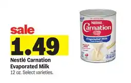 Meijer Nestlé Carnation Evaporated Milk offer
