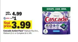 Meijer Cascade Action Pacs offer