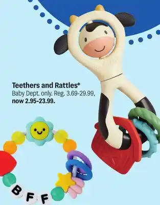 Meijer Teethers and Rattles offer