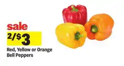 Meijer Red, Yellow or Orange Bell Peppers offer