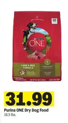 Meijer Purina ONE Dry Dog Food offer