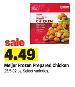 Meijer Meijer Frozen Prepared Chicken offer