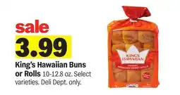Meijer King's Hawaiian Buns or Rolls offer