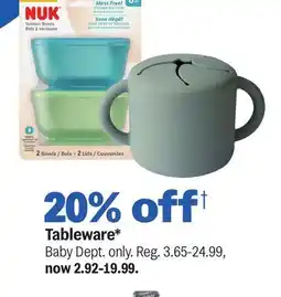 Meijer Tableware offer