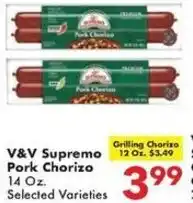 Fairplay V&V Supremo Pork Chorizo offer