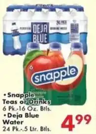 Fairplay Snapple Teas or Drinks offer