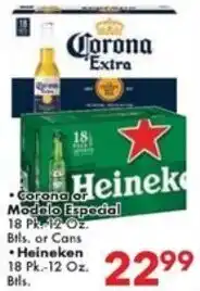 Fairplay Corona or Modelo Especial offer