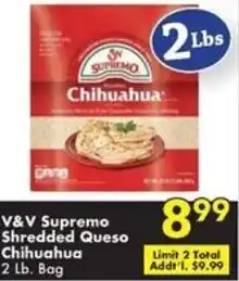 Fairplay V&V Supremo Shredded Queso Chihuahua offer