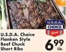 Fairplay U.S.D.A. Choice Flanken Style Beef Chuck Short Ribs offer