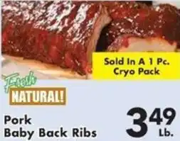 Fairplay Pork Baby Back Ribs offer