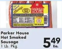 Fairplay Parker House Hot Smoked Sausage offer